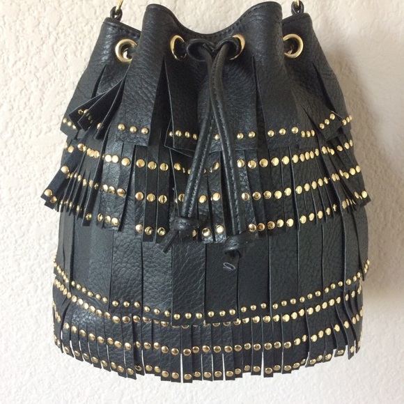 Juicy Couture bucket bag studs fringes - Picture 3 of 8